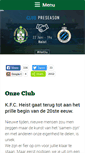 Mobile Screenshot of kfcheist.be